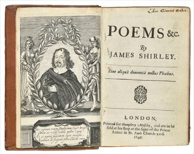 Lot 246 - Shirley (James). Poems etc., 1st collected edition, 1646