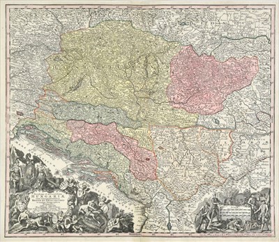 Lot 46 - Hungary. Seutter (George Matthaus), Hungariae, circa 1745