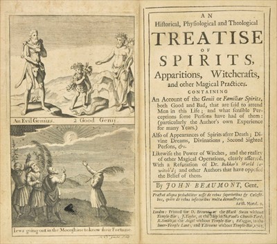 Lot 201 - Beaumont (John). Treatise of Spirits, Apparitions, 1st edition, 1705