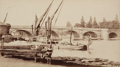 Lot 379 - River Thames. An album of 39 mounted albumen print views between Oxford and Richmond, c. 1890