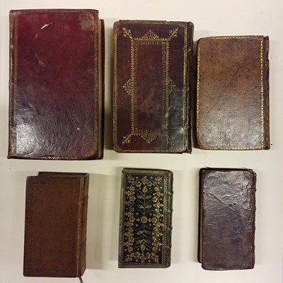 Lot 395 - Bible [English]. The Holy Bible, 1653, Scottish herringbone binding, & 5 others