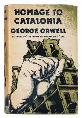 Lot 853 - Orwell (George). Homage to Catalonia, 1st edition, Secker & Warburg, 1938