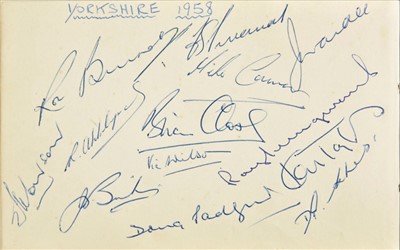 Lot 369 - Cricket Autographs. Album, 1950s-70s