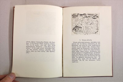 Lot 781 - Jones (David). The Seven Fables of Aesop, 1st edition, 1928, one of 30 or 50 copies