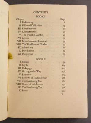 Lot 727 - Doves Press. Sartor Resartus, 1907, one of 300 copies on paper