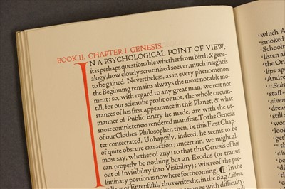 Lot 727 - Doves Press. Sartor Resartus, 1907, one of 300 copies on paper