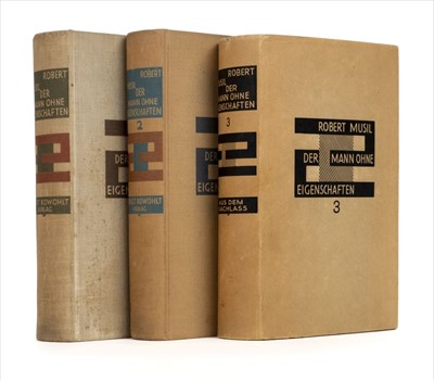 Lot 753 - Musil (Robert). Der Mann ohne Eigenschaften, 3 volumes, 1st edition, 1930-43
