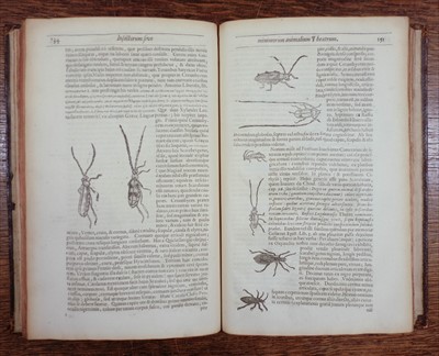 Lot 197 - Moffett (Thomas). Insectorum sive minimorum animalium theatrum, 1st edition, 1634