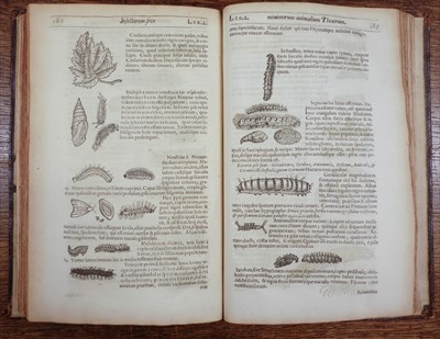 Lot 197 - Moffett (Thomas). Insectorum sive minimorum animalium theatrum, 1st edition, 1634