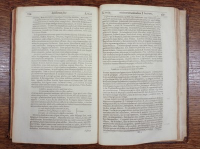 Lot 197 - Moffett (Thomas). Insectorum sive minimorum animalium theatrum, 1st edition, 1634