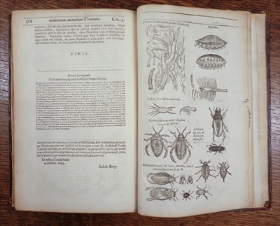 Lot 197 - Moffett (Thomas). Insectorum sive minimorum animalium theatrum, 1st edition, 1634