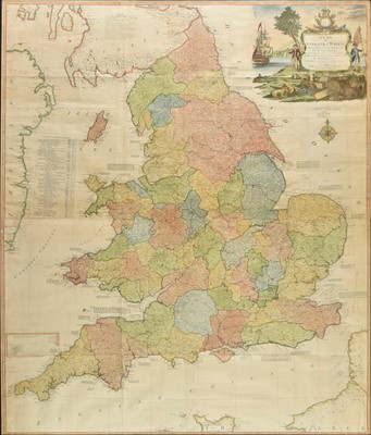 Lot 34 - England & Wales. Kitchin (Thomas), A New Map of England & Wales, 1794
