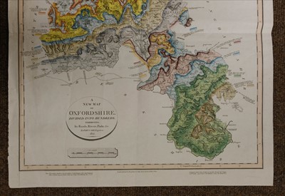 Lot 77 - Smith (William). Geological Map of Oxfordshire..., Feby. 1st. 1821