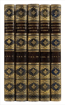 Lot 329 - Spenser (Edmund). Poetical Works, 5 volumes, Edinburgh, 1859