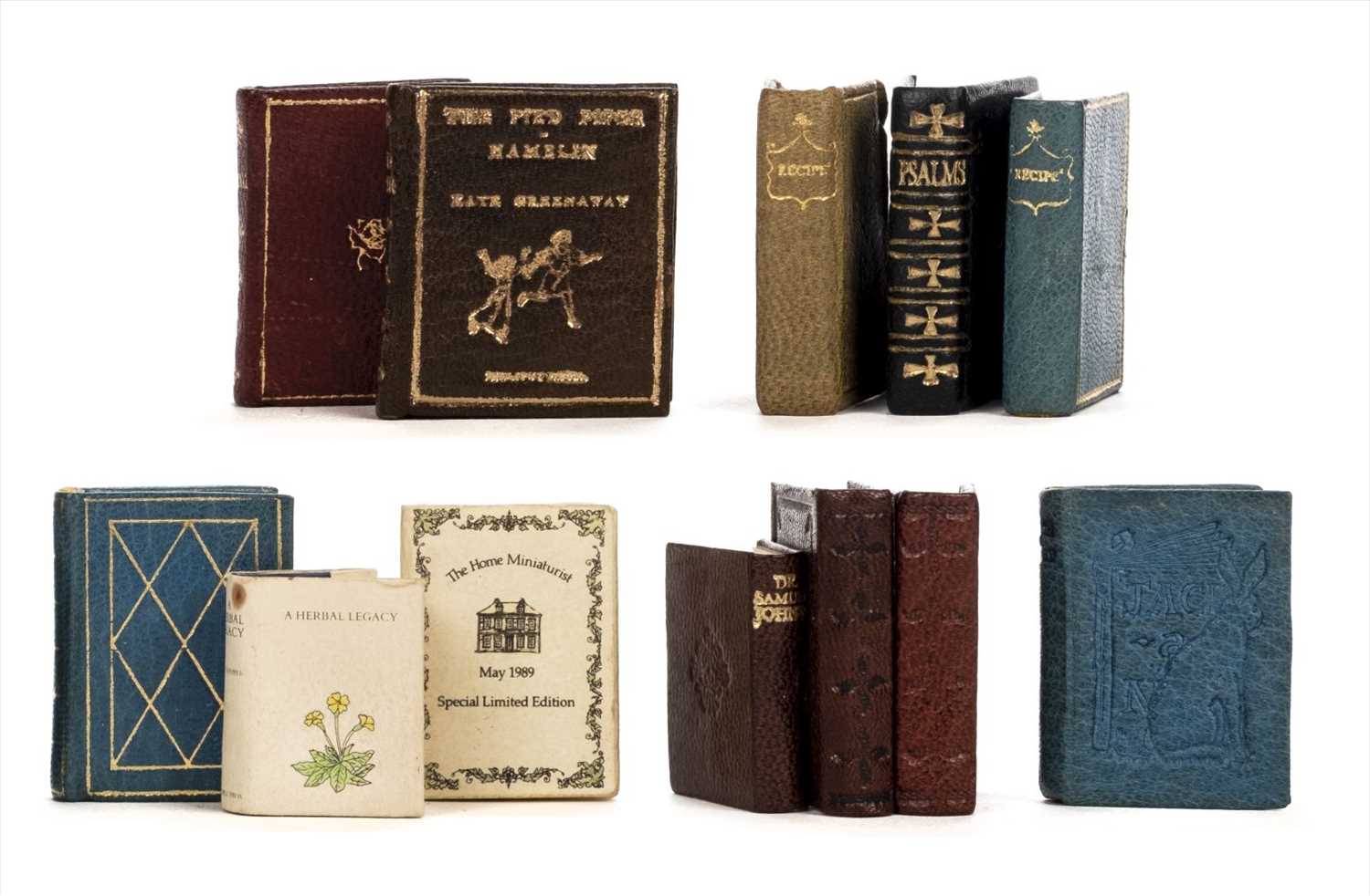 Lot 568 - Miniature books. A collection of miniature books published by the Lilliput Press, 1985-1991