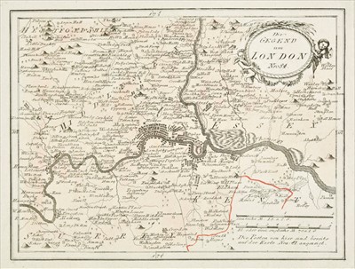 Lot 83 - Von Reilly (Franz Johann Joseph), Seven regional maps of England & Wales, circa 1790