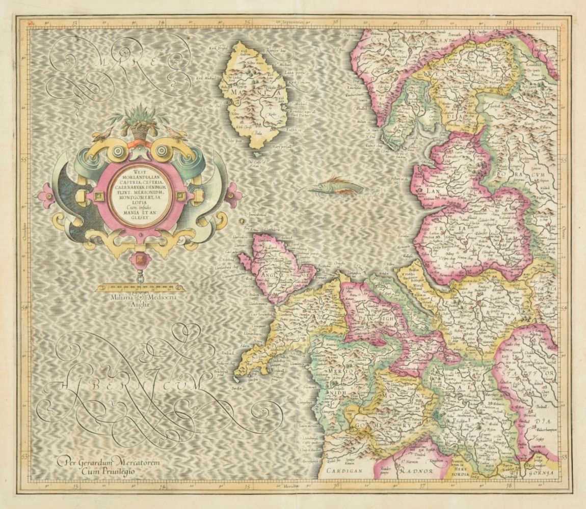 Lot 14 - British Isles. Mercator (Gerard & Hondius Henricus), Four regional maps, circa 1610