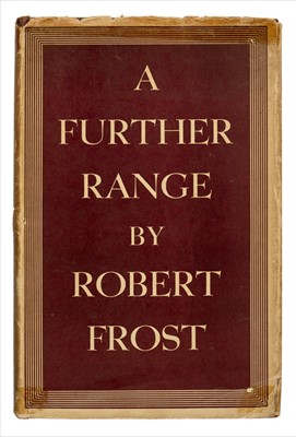 Lot 817 - Frost (Robert). A Further Range, 1st edition, [1936]