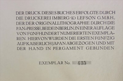 Lot 748 - Liebermann (Max). Hollandisches Skizzenbuch,1911, one of 500 copies