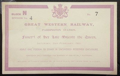 Lot 407 - Railway ephemera. A collection of GWR ephemera mostly 19th century