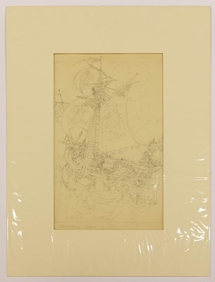 Lot 434 - Folkard (Charles, 1878-1963). The Pirate Ship & other original artwork