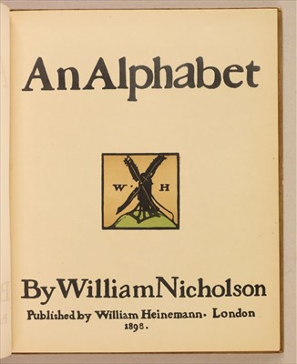 Lot 641 - Nicholson (William). An Alphabet, 1898