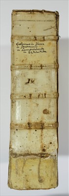 Lot 287 - Calvin (John). Commentarii in Isaiam Prophetam, [Geneva], 1583