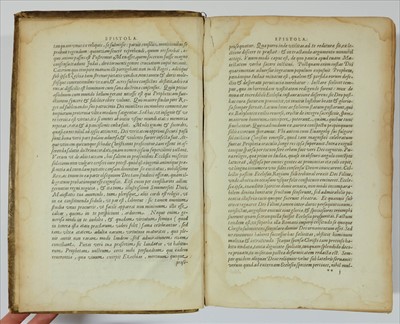 Lot 287 - Calvin (John). Commentarii in Isaiam Prophetam, [Geneva], 1583