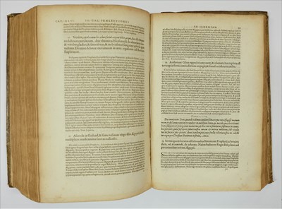 Lot 287 - Calvin (John). Commentarii in Isaiam Prophetam, [Geneva], 1583