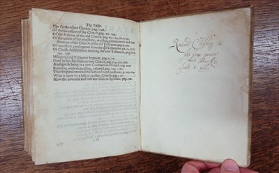 Lot 292 - Clifton (Richard). The Plea for Infants and Elder People, 1610