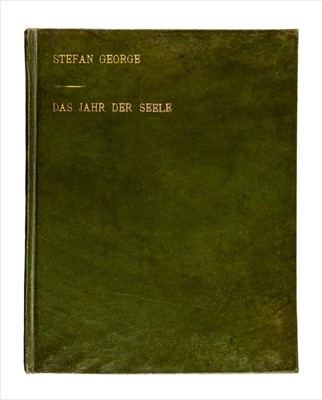 Lot 734 - George (Stefan). Das Jahr der Seele, 1st edition, 1897, one of 200 copies