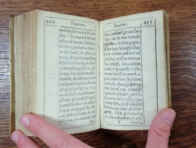 Lot 232 - Donne (John). Devotions, 3rd edition, 1627, contemporary vellum gilt
