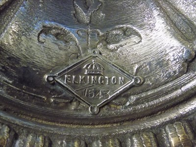 Lot 47 - Elkington. A Victorian electroplated comport by Elkington & Co