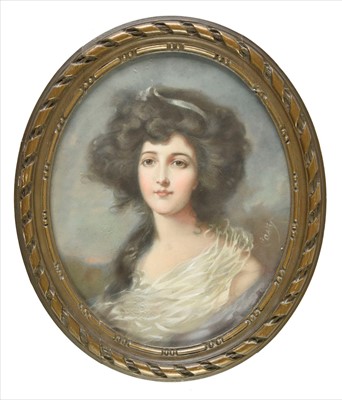 Lot 232 - Gainsborough (Thomas, 1727-1788, after). Elizabeth Linley, wife of Richard Brinsley Sheridan