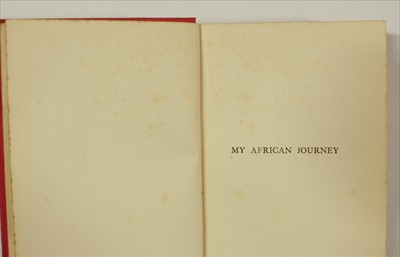 Lot 154 - Churchill (Winston Spencer). My African Journey, 1st edition, Hodder & Stoughton, 1908
