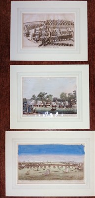 Lot 111 - London. A mixed collection of eleven engravings, mostly 18th century