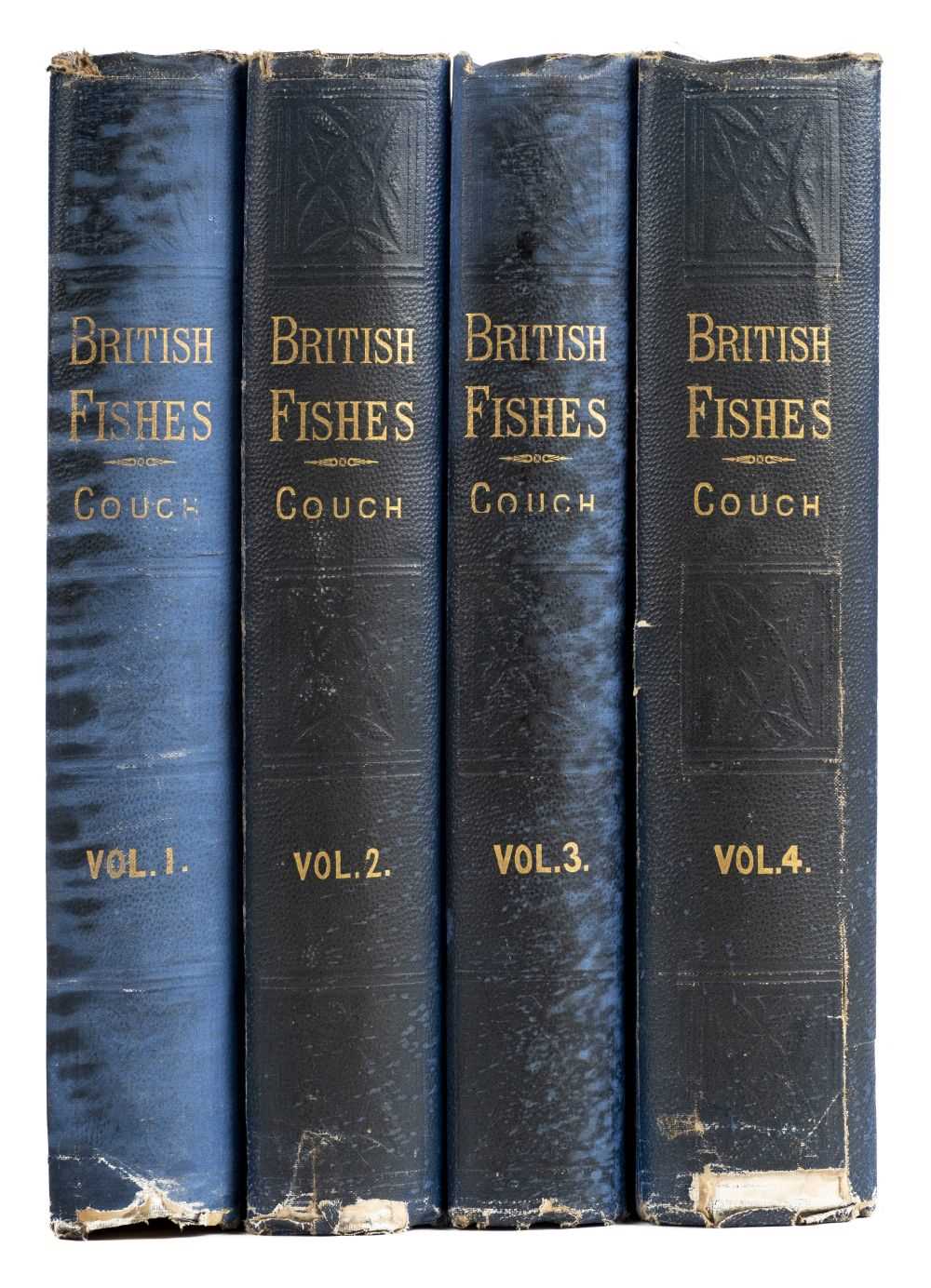 Lot 191 - Couch (Jonathan). A History of the Fishes of the British Islands, 4 volumes, 1877