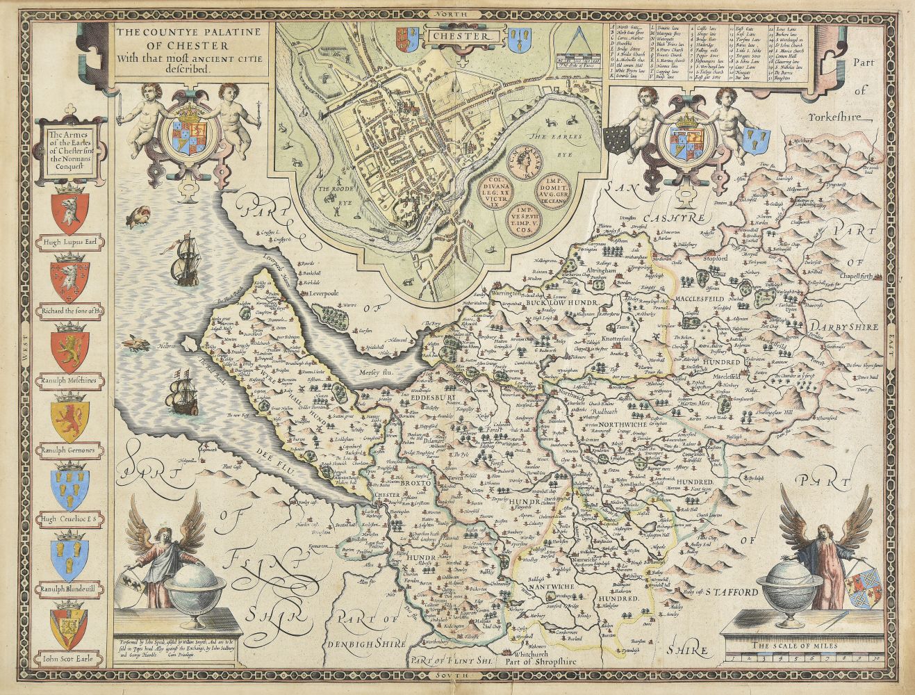 Lot 18 - Cheshire. Speed (John), The Countye Palatine