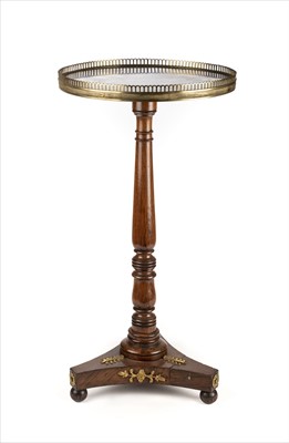 Lot 138 - Table. An early 19th century and later simulated rosewood occasional table