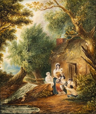 Lot 416 - Shelley Family. A group of 8 British and Italian scenes