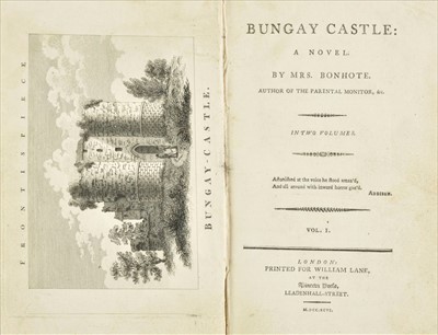 Lot 319 - Minerva Press. Bungay Castle, 1st edition, 1796, & 1 other