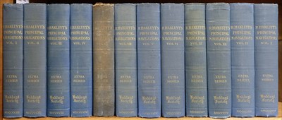 Lot 145 - Hakluyt (Richard). The Principal Navigations..., of the English Nation, 12 vols., 1903-05
