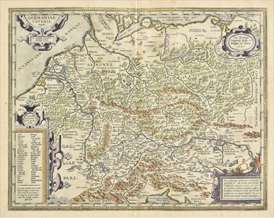 Lot 40 - Germany. Ortelius (Abraham), Germaniae Veteris Typus, 1601
