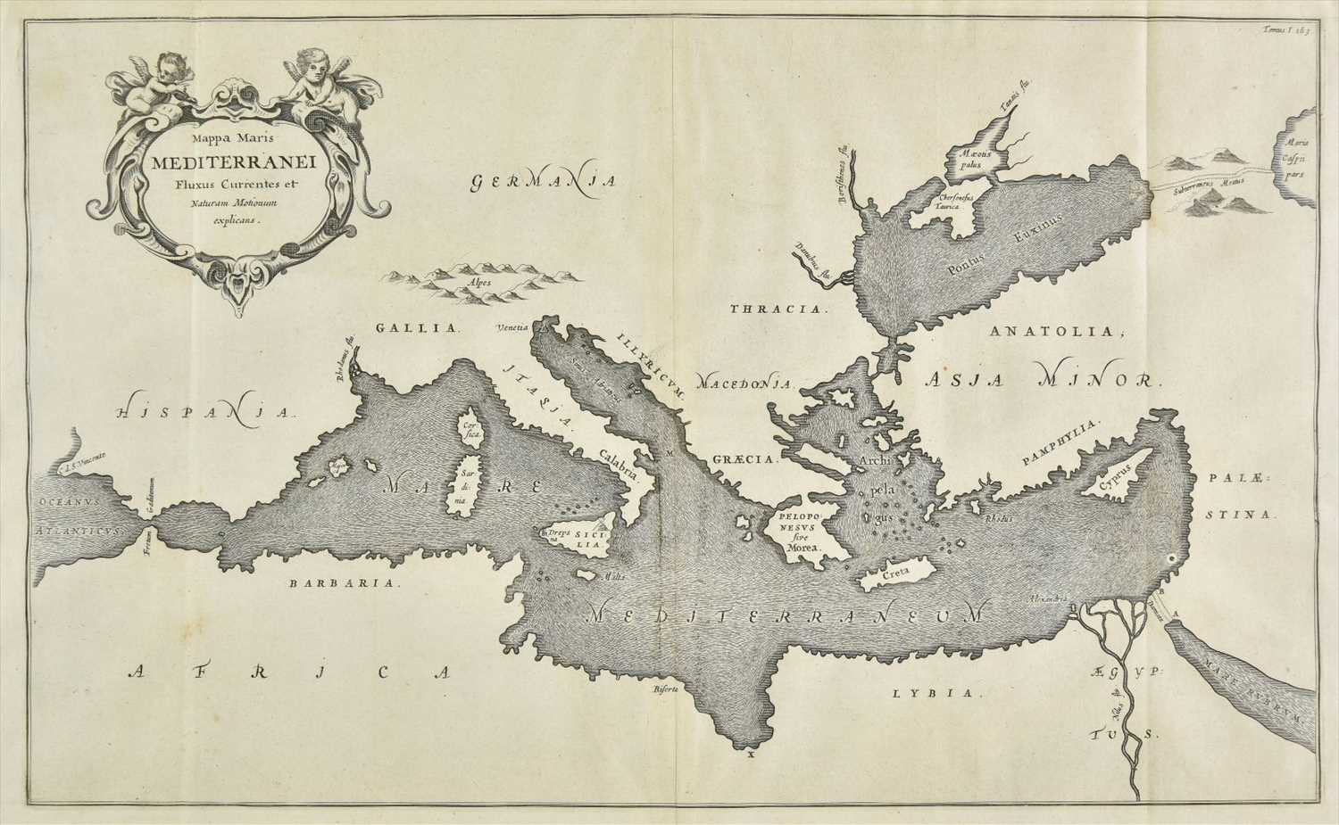 Lot 55 - Mediterranean Sea. Kircher (Athanasius), Mappa Maris Mediterranei..., circa 1680