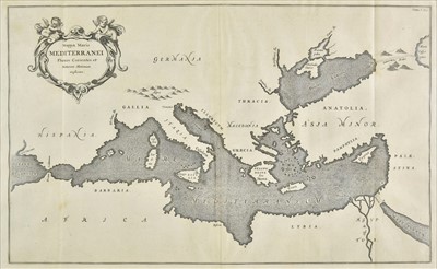 Lot 55 - Mediterranean Sea. Kircher (Athanasius), Mappa Maris Mediterranei..., circa 1680