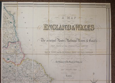Lot 35 - England & Wales. Lewis (Samuel), A Map of England & Wales, circa 1840