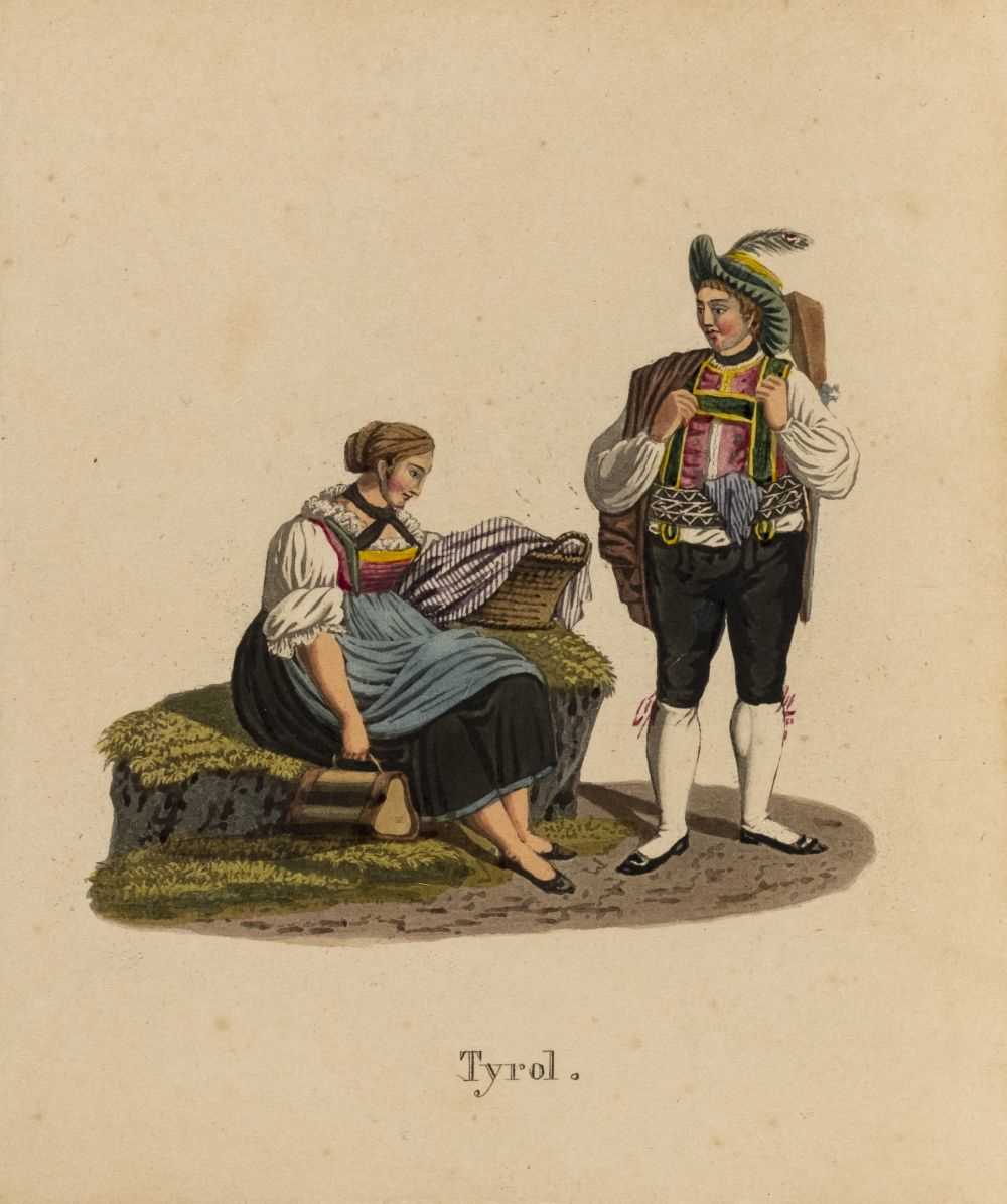 Lot 577 - Swiss costume. Collection des costumes de la Suisse et de ses pays limitrophes, circa 1820