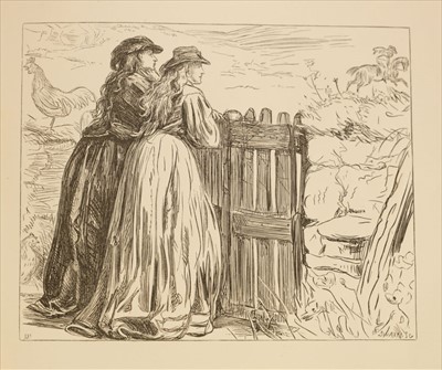 Lot 686 - Millais (John Everett). A bound collection of 63 wood-engravings after drawings by various artists