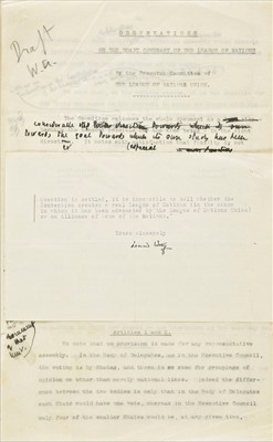 Lot 890 - Woolf (Leonard, 1880-1969). Typed letter signed, 'Leonard Woolf', Richmond, 22 February 1919