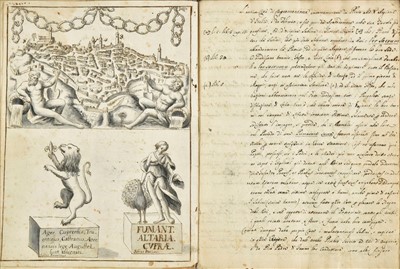 Lot 271 - Tanursi (Francesco Maria). Compendio storico della citta di Ripatransone, 1769, manuscript